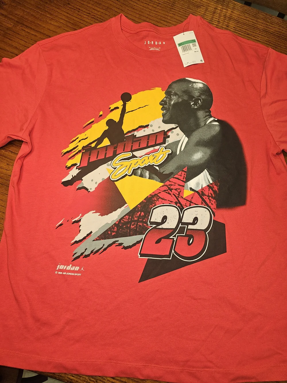 Jordan Men’s Red Graphic 23 Michael Jordan Tee